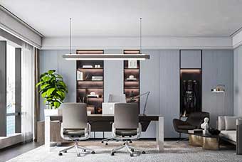 白城轻奢风格-书房