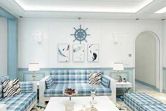 白城地中海风格-客厅