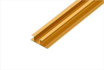 白城航空纤维墙咔铝合金带灯中条（钛金氧化）