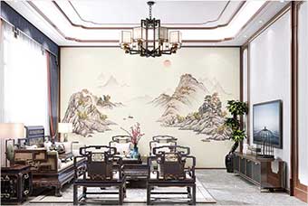 白城森佰汇航空纤维墙咔（巴山蜀水）