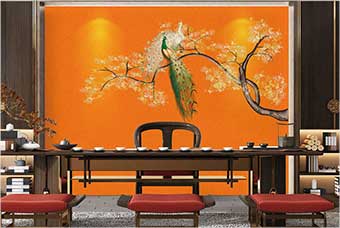 白城森佰汇航空纤维墙咔（春花秋月）