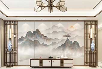 白城森佰汇航空纤维（山水画系列）