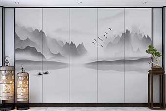 白城森佰汇航空纤维（山水画系列）