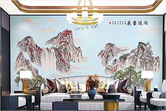 白城森佰汇航空纤维墙咔（鸿运当头）